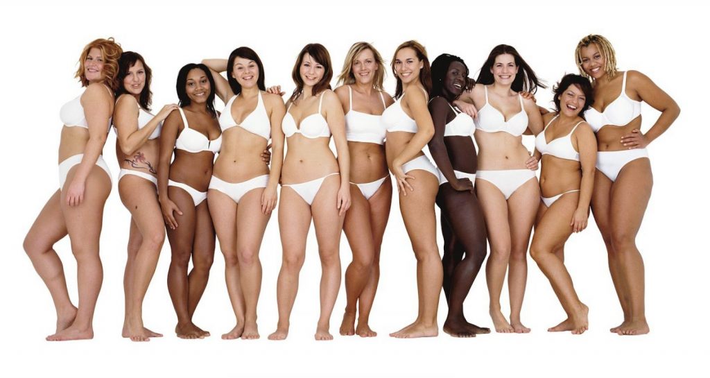  types woman body types